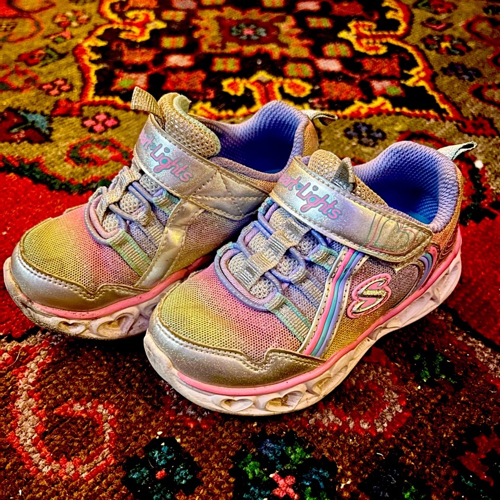 Sketchers Light-up Sneakers, Toddler girl, size 8